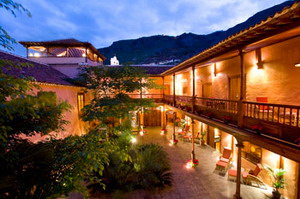 Courtyard at La Quinta Roja