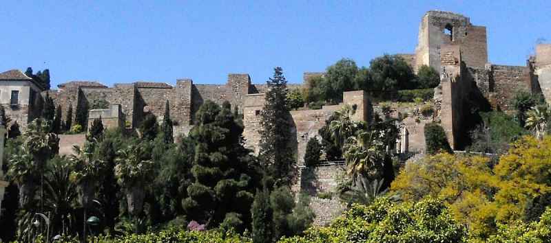 Alcazaba, Malaga, Costa del Sol in southern Spain