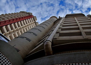 View of the back of the hotel