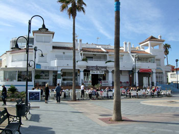 Restaurants on the beach in La Cala de Mijas