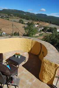 Sandia Room - Arianel.la de Can Coral - Rural Country House & Apartment, Spain - click for larger image