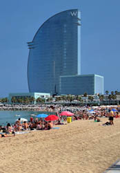 Barceloneta Beach, Barcelona, Spain