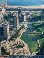 Diagonal Mar park, Barcelona, Spain