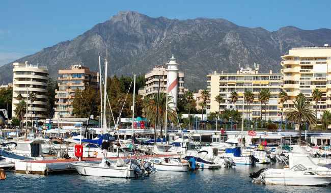 Marbella on the Costa del Sol in Andalucia, Spain