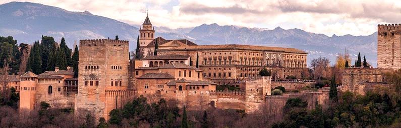 The Alhambra complex, Granada, Spain