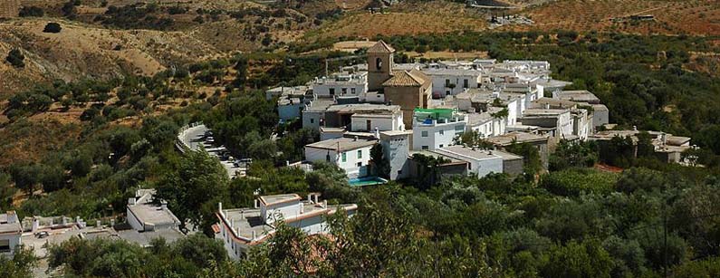 Typical white village in the Alpujarras