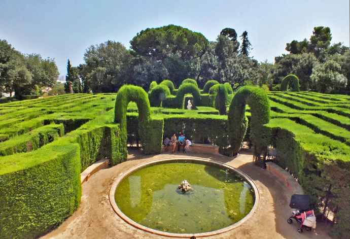Labyrinth Park of Horta, Barcelona, Spain