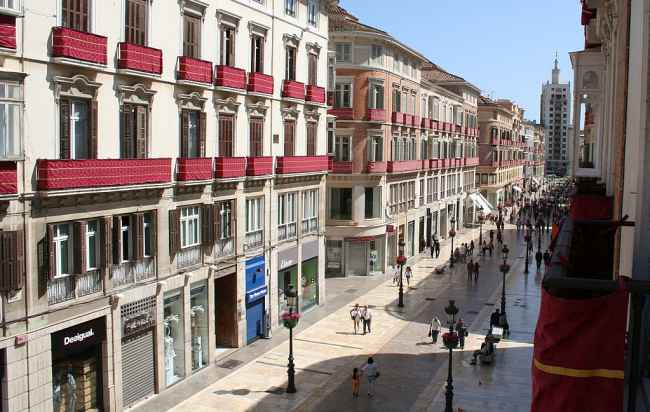 Calle de Marques Larios, Malaga, Spain