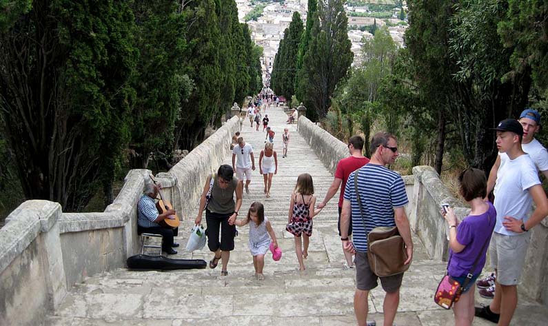 Calvary Steps, Pollenca, Mallorca