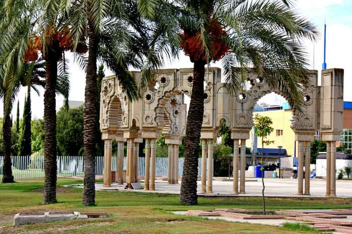 Ruined pavilion in Seville's Expo '92 grounds